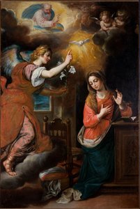 Annunciation by Cornelis de Wael
