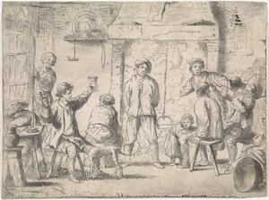 Peasants in an Inn (Genre Scenes)