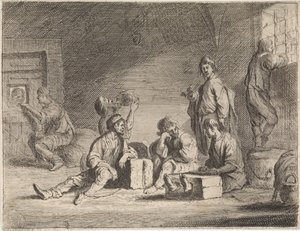Prisoners in Dungeon (Genre Scenes)