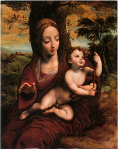 The Madonna and Child in a Landscape