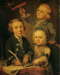Portrait of the Children of Barend Goudriaan by Cornelis van Cuylenburgh (II)
