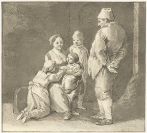 Group of Figures by Cornelis van Noorde
