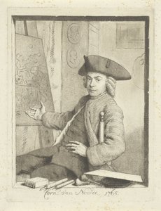 Self-Portrait of Cornelis van Noorde by Cornelis van Noorde