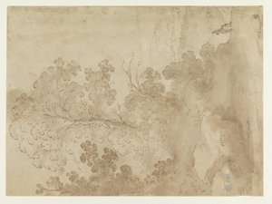 Hill Landscape with Trees