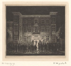 Funeral of the Delft Academy, June 30, 1864