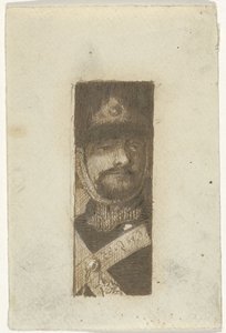 Portrait of a Soldier by Cornelis van der Griendt