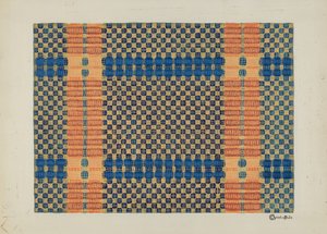 Coverlet (Reverse Side) by Cornelius Christoffels