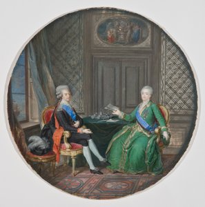 King Gustavus III and Catherine II of Russia in Fredrikshamn 1783