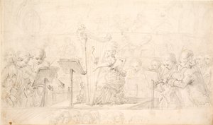 The Harp Concert by Cornelius Høyer
