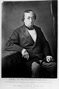 Benjamin Disraeli, 1st Earl of Beaconsfield, British Conservative Statesman
