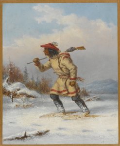 Following the Moose by Cornelius Krieghoff