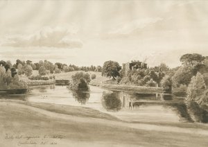 Betley Hall by Cornelius Varley
