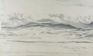 Mountain Panorama in Wales, Cader Idris by Cornelius Varley