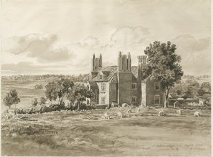 Oaken - Farm House by Cornelius Varley