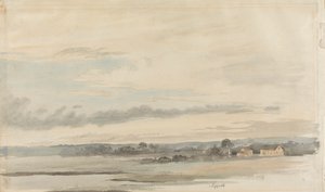View in Suffolk by Cornelius Varley