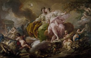 Justice and Peace by Corrado Giaquinto