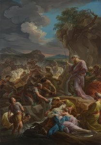 Moses Striking Water from the Rock. 1743-44