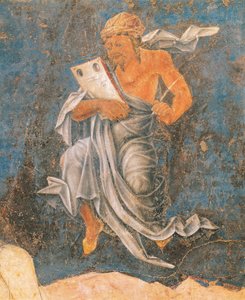 Dean, (detail) from Virgin of Sign by Cosimo (attr. to) Tura