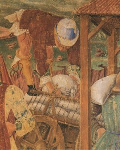 Merchant at Work (detail) by Cosimo (attr. to) Tura