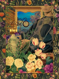 Dreamy Floral Window