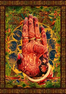 Ornate Mehndi Hand