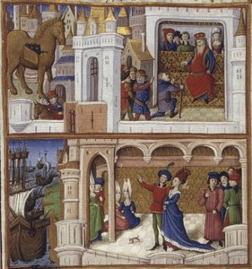 Illustration for the Epic The Aeneid by Virgil