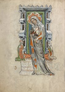 Saint Hedwig of Silesia with Duke Ludwig of Legnica and Brieg and Duchess Agnès by Court workshop of Duke Ludwig I