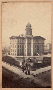 Academy of Music, Chicago, 1860s by Crater