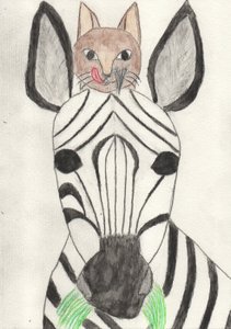 My Friend the Zebra by Crazy Artist