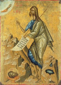 St. John the Baptist by Cretan School