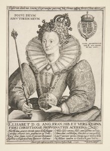 Elizabeth, Queen of England by Crispijn de Passe the Elder