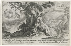 Clymene and Phaethon by Crispijn van de Passe (I)
