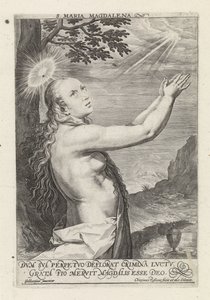 The Penitent Mary Magdalene by Crispijn van de Passe (I)