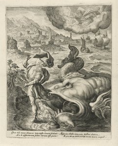 The Fish Spits Jonah onto the Land by Crispijn van de Passe (I)