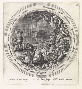 The Flood (History of Noah series) by Crispijn van de Passe (I)