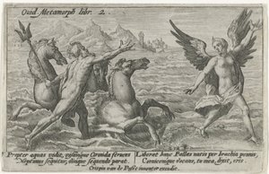 Neptune Reaching for Coronis by Crispijn van de Passe (I)