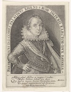 Portrait of Frederick V, Elector Palatine, King of Bohemia by Crispijn van de Passe (I)