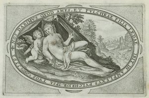 Venus (Gods and Goddesses Involved in the Judgment of Paris) by Crispijn van de Passe (I)