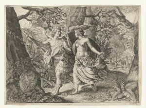 Circe Transforms Picus into a Woodpecker