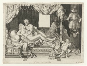 Mars and Venus by Crispijn van de Passe (II)