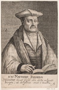 Mathew Parker, Archbishop of Canterbury by Crispijn van de Passe