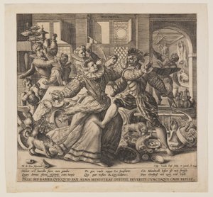 Discordia by Crispijn van de Passe I