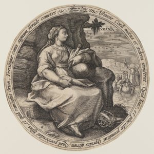 Polymnia, from The Muses by Crispijn van de Passe I