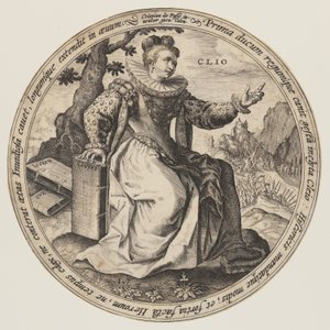 Thalia, from The Muses by Crispijn van de Passe I
