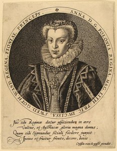 Anna Catherine Constance Vasa of Poland by Crispijn van de Passe the Elder