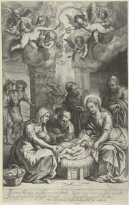 Adoration of the Shepherds by Crispijn van den Queborn