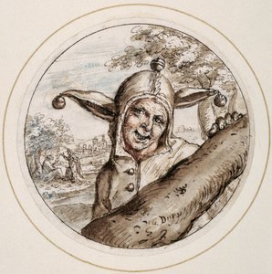 Fool with Cap and Bells, early 17th century