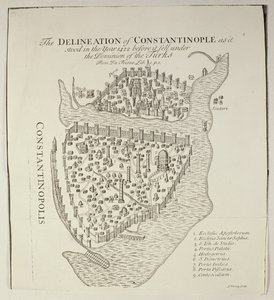 A map of Constantinople