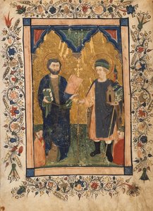 Saint Mark the Evangelist and Saint Sinibaldus Venerated by Members of a Lay