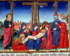 Descent from the Cross (c.123r). 1476